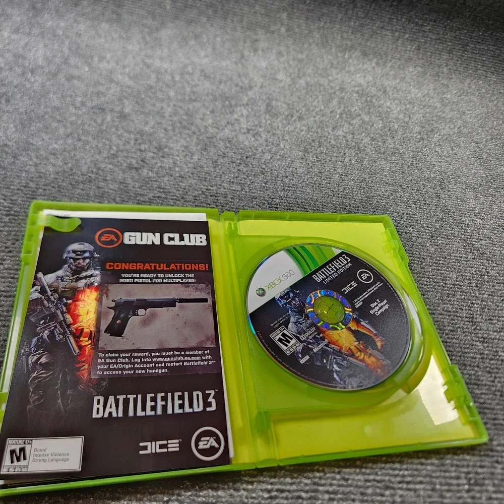 Battlefield 3 -- Limited Edition (Microsoft Xbox 360, 2011) CIB‎